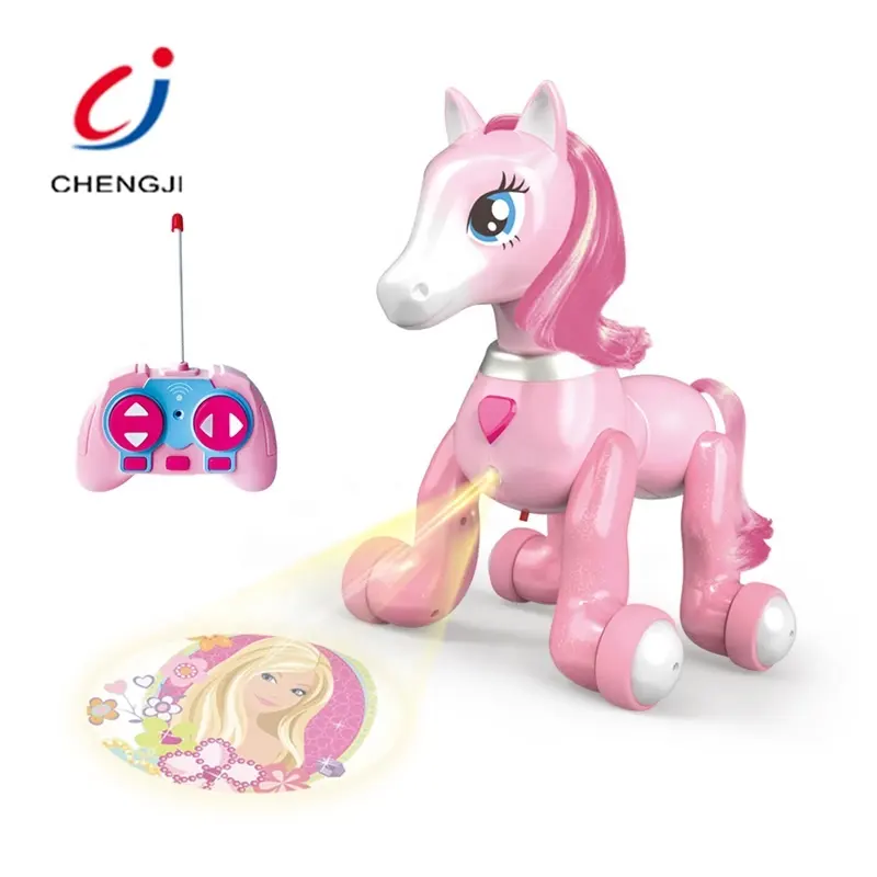 Kids intelligent electric rc toy plastic animal horse robots for children