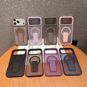 Funda GSCASE Mate Translúcida de TPU y PC con Soporte Invisible de Lujo para iPhone 12 13 14 15 16 17 y para <span class=keywords><strong>Samsung</strong></span> S25 - Product Image 1