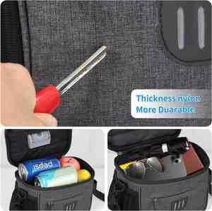Bolsa de Manillar para Bicicleta Trend 5L Impermeable de Poliéster 600D con Pantalla Táctil, Color Personalizado y Logotipo Personalizado 15x17x22cm - Product Image 5