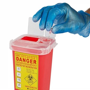 <b>Mini</b> Sharps Waste Bucket for Needle Blade Cartridge PMU Tattoo Medical <b>Bottle</b> Disposal Container - Product Image 4