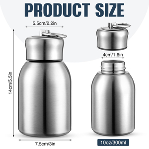 Bouteilles d'eau isothermes personnalisées en acier inoxydable pour boissons chaudes et froides, gourdes sous vide pour cadeaux, voyages, camping, randonnée - Product Image 2
