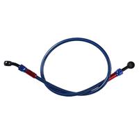 Manguera de Freno Trenzada de Acero Inoxidable para Motocicleta AN3 con Conector Banjo de Aluminio y Accesorios, Manguera de Freno con Banjo Extraíble