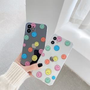 Funda de silicona suave para teléfono móvil iPhone, carcasa bonita con puntos ondulados y cara sonriente para iPhone 12 Mini 11 Pro Max XS XR 12Pro SE <span class=keywords><strong>2020</strong></span> 7 8 Plus X - Product Image 3