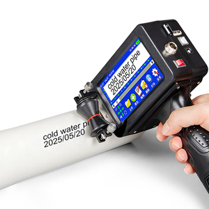 Impresora de inyección de tinta de tubería de mano DMX nueva de 12,7 MM para tubo QR código de barras fecha número de lote impresora de inyección de tinta portátil - Product Image 1