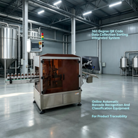 Équipement de tri automatisé en usine avec scanner QR/code-barres à 360 degrés, machine d'intégration d'acquisition et de corrélation de données