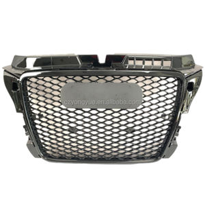 Griglia Frontale RS3 Sostitutiva, Griglia a Nido d'Ape <span class=keywords><strong>A3</strong></span> RS3 Nero Lucido Cromato per <span class=keywords><strong>Audi</strong></span> <span class=keywords><strong>A3</strong></span> 8P 2008-<span class=keywords><strong>2012</strong></span> - Product Image 3