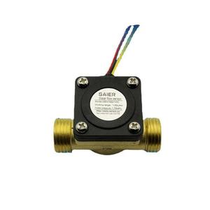 Débitmètre à effet Hall à 4 points en cuivre moulé, pour distributeur d'eau, vanne de dosage, capteur de débit d'eau - Product Image 3