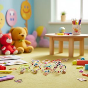 Braccialetti con Perline Capibara, Charm Colorati, Gioielli alla Moda per Bambini, Confezione da 1800 Pezzi Ref48181 - Product Image 3