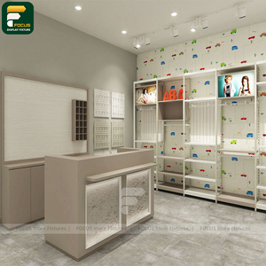 Mueble de Exhibición de Ropa para Tienda de Moda Premium, Panel de Pared, Mostrador de Caja, Espejo para Boutique - Product Image 3