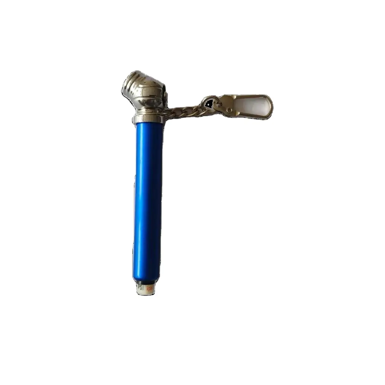 مقياس إطارات أزرق صغير 10-50 رصاص نوع البوصة السربية مقياس الترويج 4 جوانب ABS مؤشر إطار أداة الألومنيوم المبطن مع سلسلة