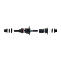 POLSO BH010 Bmx Hub Freecoaster AL6061 Tahan Korosi Penggerak Kiri Penggerak Kanan BMX Hub Belakang Senyap