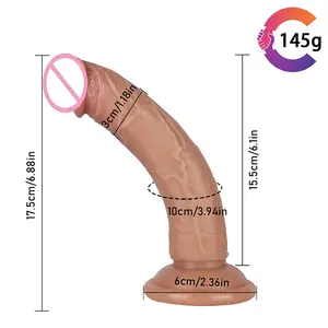Gros gode réaliste de 6.88 pouces, pénis artificiel Flexible avec ventouse forte, produits sexuels pour femmes