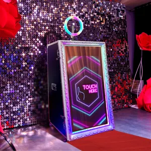55-65 Inch Touch Screen Magic Mirror Photo Booth For Sale