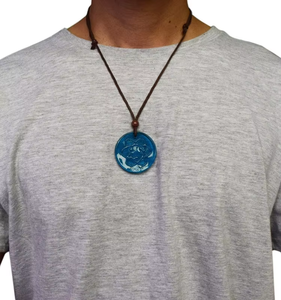 Moda mejor precio Emf negativo Ion Quantum collar ciencia Bio disco vidrio colgante energía escalar energía Quantum Chi 2 colgante - Product Image 5