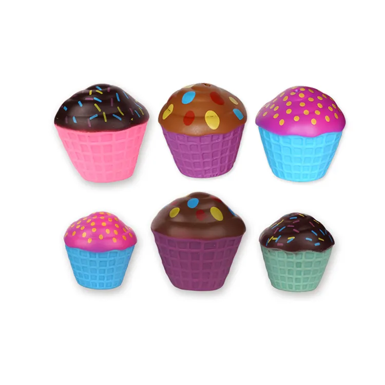 Hot-Selling Kitchen Toys Simulated Food Mini Squishy Cake Ice-creams Toys For Kids