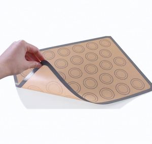 Tapis de cuisson en silicone de qualité alimentaire, en fibre de verre, antiadhésifs, pour macarons, 42 x 30 cm, vente en gros, personnalisables, pour four - Product Image 3