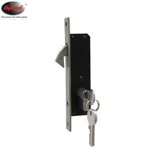 铝门滑钩锁Hyland OEM标准20毫米背套LC15钢插芯门锁盒，