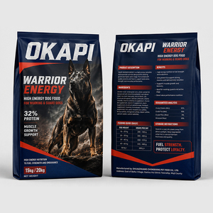 Nourriture pour chiens <span class=keywords><strong>de</strong></span> travail haute énergie, 32% <span class=keywords><strong>de</strong></span> protéines, formule <span class=keywords><strong>de</strong></span> soutien à la croissance musculaire, emballage en vrac, nourriture sèche pour chiens <span class=keywords><strong>de</strong></span> garde, croquettes - Product Image 1