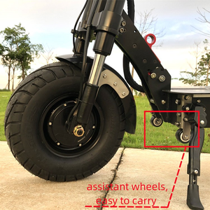 Scooter Eléctrico Todoterreno de 13 y 14 Pulgadas con Arranque NFC, Motor Dual, Batería de 72V 30-100AH, Largo Alcance de 60-250KM y Suspensión Hidráulica - Product Image 4