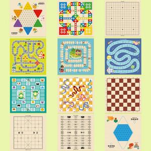 2 in 1 Children Checkers Flying Gobang Go Gift Box <b>Board</b> Multifunctional <b>Chess</b> Game Wooden Toys - Product Image 6