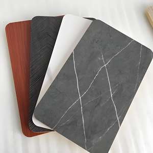 Современная мраморная настенная панель из ПВХ, доска из цельного дерева, композитная стеновая доска из ДПК для гостиниц, вилл, влагостойкая Водонепроницаемая классическая - Product Image 4