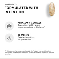 Comprimés de gestion du cortisol à marque privée OEM avec Ashwagandha et L-Théanine – Stabilisateur d'hormones stressantes pour le soutien de la relaxation