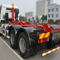 SINOTRUK HOWO 8*4 25ton हुक लिफ्ट बांह कचरा ट्रक
