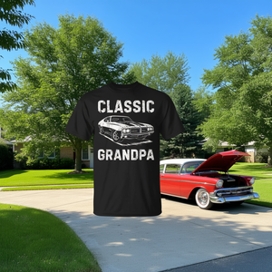 T-shirt classique pour homme, design pour les amateurs de voitures anciennes, vêtements décontractés pour hommes - Product Image 3