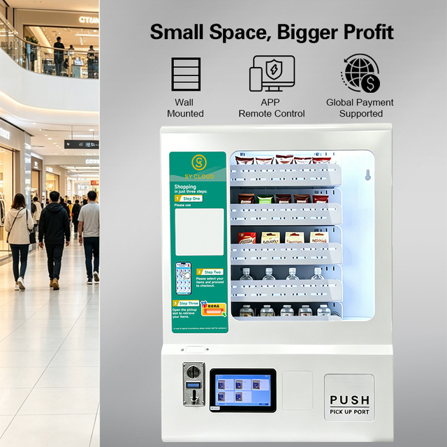 Good Quality Snack Fast Noodle Book Magazine Perfume Cosmetic Skincare Condom Wig Combo Vending Machine for Airport Shoppingmall