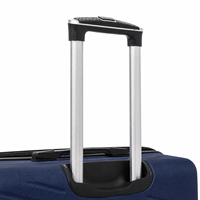 Valise trolley classique légère en ABS à 4 roues avec doublure en polyester personnalisable – Vente en gros
