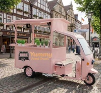 Carrito de Comida Multifuncional con Motor Eléctrico, Carrito de Barbacoa Móvil y Caravana