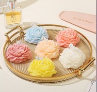 Approvisionnement direct usine : Bougies artisanales en cire de soja multicolores, parfumées à la rose, à basse température, pour l'aromathérapie, réutilisables, pour Thanksgiving et Pâques