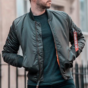 Chaqueta de Invierno Ligera y Aislante para Hombre, Chaqueta con Cremallera Completa, Elegante, para Actividades al Aire Libre en Clima Frío, Cómoda y Cálida - Product Image 3