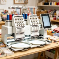 Machine à broder automatique avec fonction de broderie décorative pour la production de vêtements de luxe