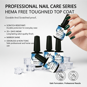 15 มล. HEMA FREE Toughened Top Coat - ยาทาเล็บเจลแบบมืออาชีพ ไม่ต้องเช็ด ให้ความเงางามสูง ป้องกันรอยขีดข่วน และติดทนนาน ให้ความเงางามแบบกระจก - Product Image 5