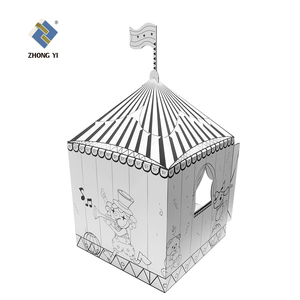 Casa Tenda 3D Natalizia Fai-da-Te in Cartone, Moschea Giocattolo in Cartone per Bambini - Product Image 3