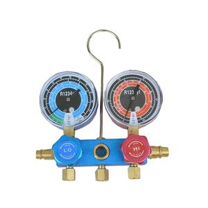 R1234YF एक/सी कार एयर कंडीशनिंग कई गुना गेज सेट hvac दबाव डबल गेज सेट नैदानिक उपकरण - Product Image 1