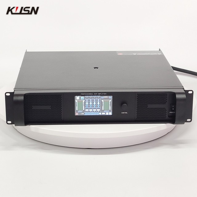 DSP10000Q 10000W RMS Digital Amplifier 2500W X4 Channel 2 Ohm High Performance Professional Stereo 2U Power Amplifier