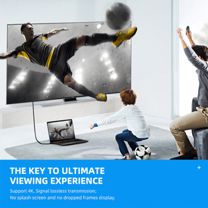 مصنع سعر جيد قسط البلاستيك نوع أسود اللون 2.0 <span class=keywords><strong>hdmi</strong></span> 4K مع إيثرنت كابل <span class=keywords><strong>HDMI</strong></span> ل 3D 2160P - Product Image 6