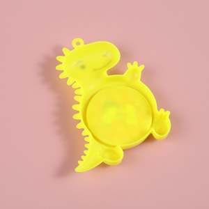 Dinosaur Shape <b>Clock</b> Plastic Kids <b>Wall</b> <b>Clock</b> For Children Room <b>Decor</b> Colorful Cartoon Design - Product Image 3