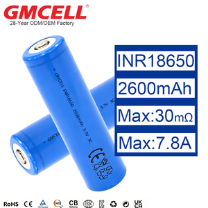Batterie Li-Ion rechargeable 18650 2200mAh 2600mAh pour lampe torche, vente en gros directe usine - Product Image 1
