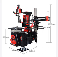 Nouvelle arrivée - Machine à changer les pneus automatique Runche TC-913 12-26 pouces avec double bras d'assistance pour pneus de voiture