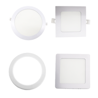 Luz de Techo LED Empotrable IP44 de 5 Pulgadas, Luz Blanca Fría de 4000k a 6500k, para el Hogar, Iluminación Interior Moderna, 5w 9w 12w 18w 24w