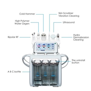 Machine de beauté faciale multifonctionnelle 6-en-1 / 7-en-1 à hydrogène et oxygène, petit <span class=keywords><strong>appareil</strong></span> de nettoyage du visage à bulles, modèle 2026, <span class=keywords><strong>prix</strong></span> promotionnel - Product Image 3