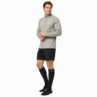 Chaussettes de chasse chauffantes hautes à batterie rechargeable, chaussettes thermiques d'hiver pour bottes, en fibre de carbone, chaudes et isolées pour le mollet, vente en gros personnalisée