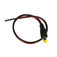 Macho DC Cable de alimentación para cámara Cctv conector de alimentación 12V 30cm 5,5*2,1mm