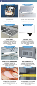 <span class=keywords><strong>Petit</strong></span> <span class=keywords><strong>congélateur</strong></span> <span class=keywords><strong>coffre</strong></span> profond pour viande 61l commercial <span class=keywords><strong>congélateur</strong></span> <span class=keywords><strong>coffre</strong></span> bon marché pour la maison - Product Image 5