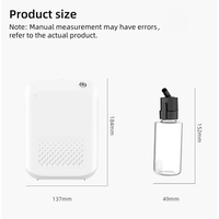 Diffuseur de parfum sans eau avec logo personnalisé, commande par application, montage mural, 150 ml, machine à parfum portable, fonctionne sur batterie, diffuseur d'arômes