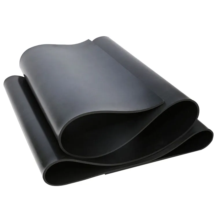 Low price industrial shock absorbing black color gym floor mats fabric diaphragm neoprene sbr fkm nbr epdm silicone rubber sheet