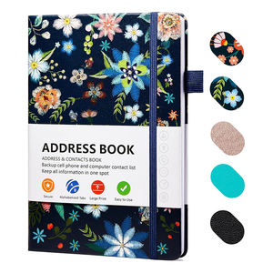 Quaderno per indirizzi con etichette individuali stampate a caratteri grandi, <span class=keywords><strong>righe</strong></span> larghe per etichette di registrazione indirizzi, quaderni per indirizzi - Product Image 1